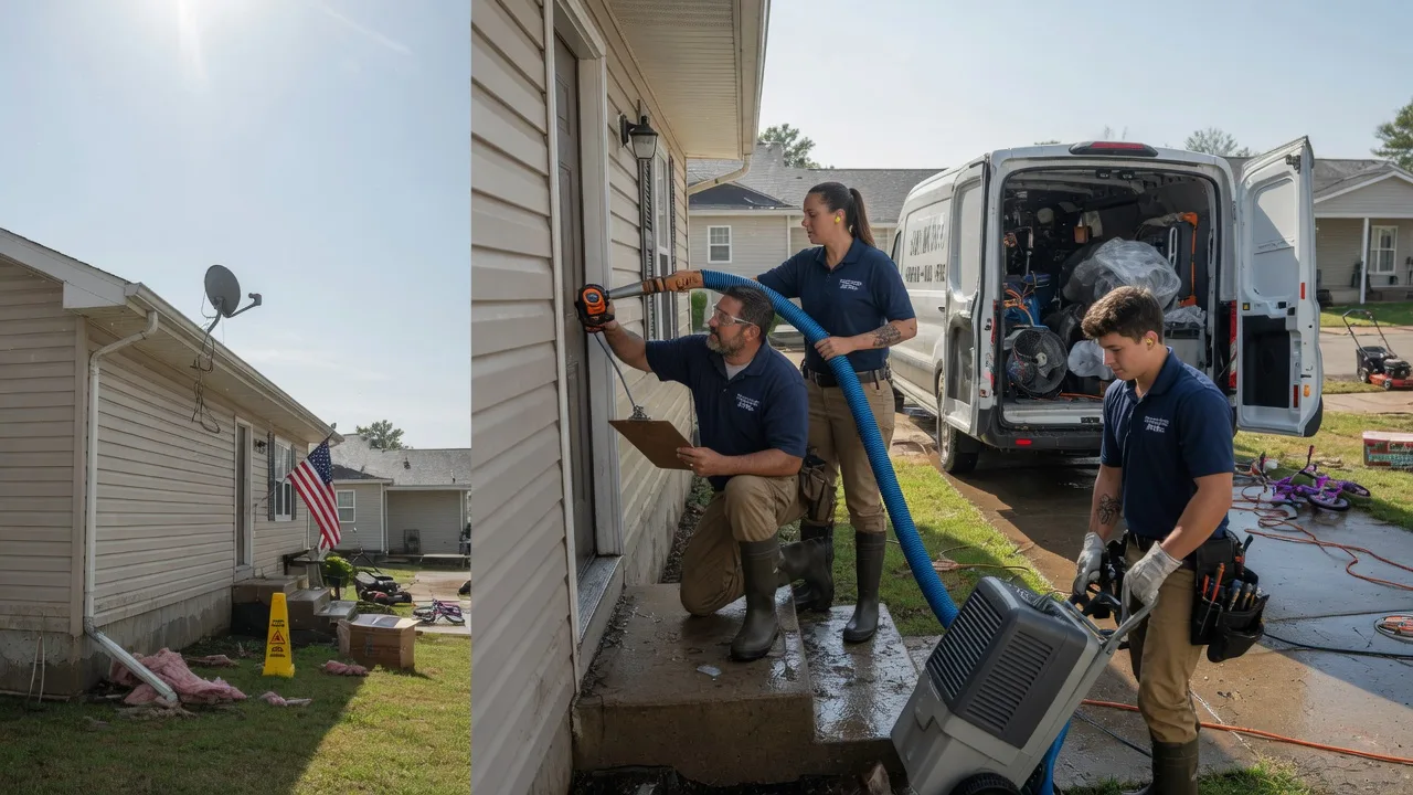 Ceiling Water Damage Restoration in Sistersville, WV near me